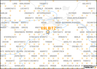 map of Kalbitz