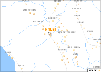 map of Kalbī