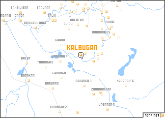 map of Kalbugan