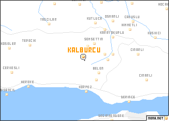 map of Kalburcu