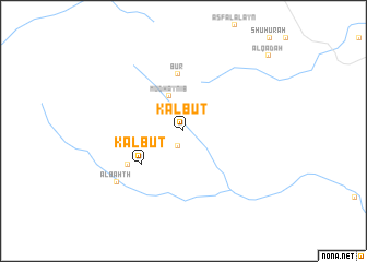 map of Kalbūt