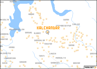 map of Kalchandār