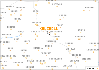 map of Kalchŏl-li