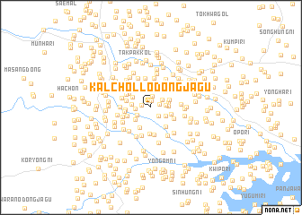 map of Kalchŏl-lodongjagu