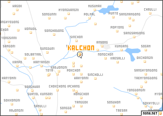 map of Kalchŏn