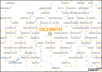 map of Kalchovtsi