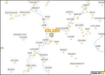 map of Kaldam