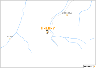 map of Kalday