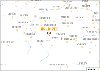 map of Kaldirec