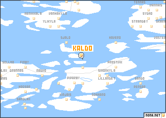 map of Käldö