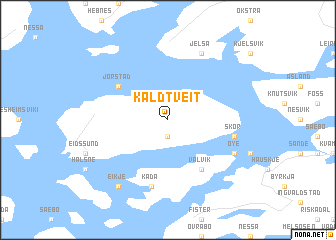 map of Kaldtveit