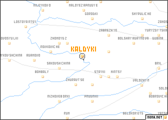 map of Kaldyki