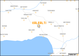 map of Kalealtı