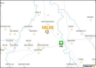 map of Kaléa