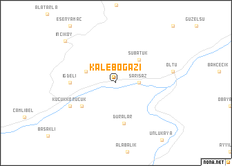 map of Kaleboğazı