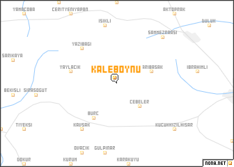 map of Kaleboynu