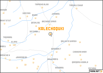 map of Kāl-e Choqūkī