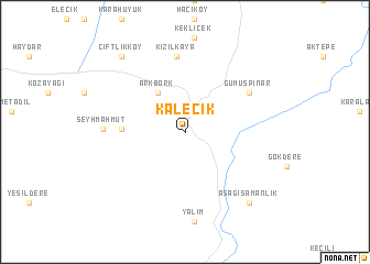 map of Kalecik