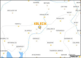 map of Kalecik