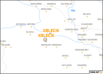 map of Kalecik