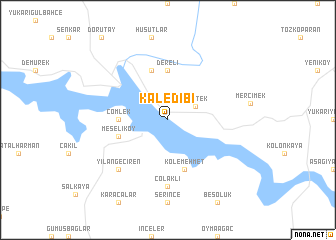 map of Kaledibi