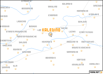 map of Kaledino