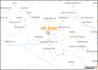 map of Kalegah