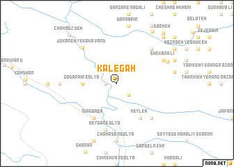 map of Kalegah