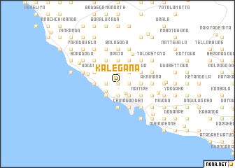 map of Kalegana