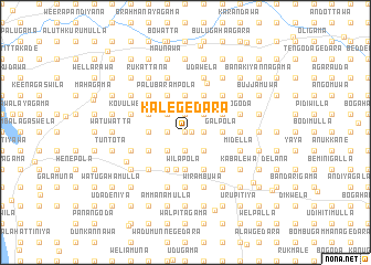 map of Kalegedara