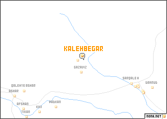 map of Kaleh Begar