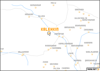 map of Kalehkīn