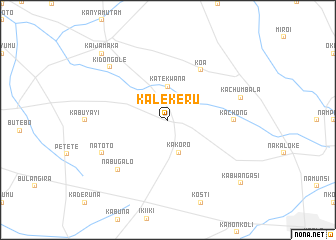 map of Kalekeru