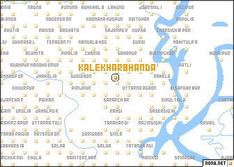 map of Kālekhār Bhānda