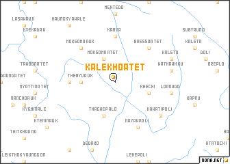 map of Kalekho Atet