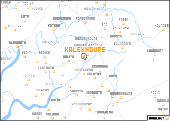 map of Kalékhouré