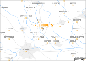 map of Kalekovets