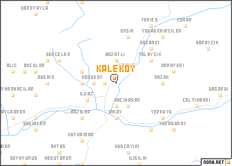 map of Kaleköy