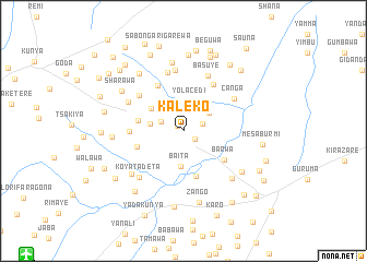 map of Kaleko