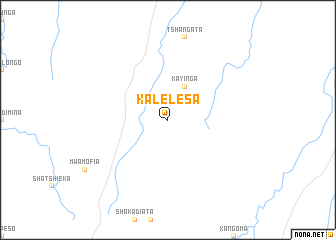 map of Kalelesa