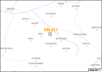 map of Kaleli