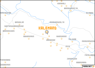 map of Kalemard