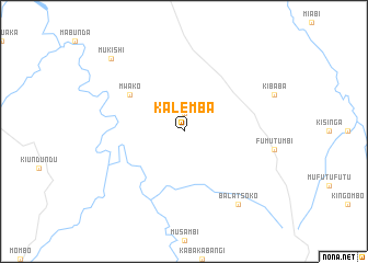 map of Kalemba