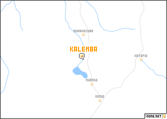 map of Kalemba
