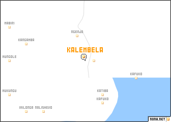 map of Kalembela