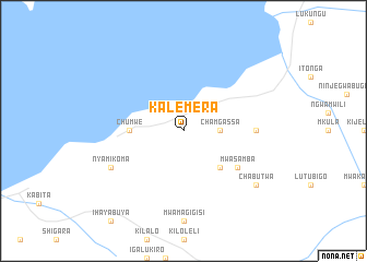 map of Kalemera