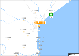 map of Kalemie