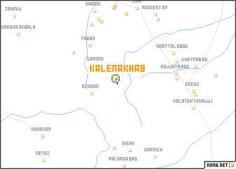 map of Kāl-e Nakhāb
