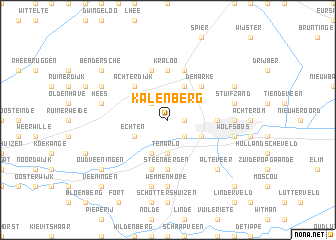 map of Kalenberg