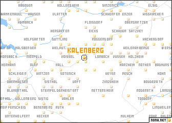 map of Kalenberg